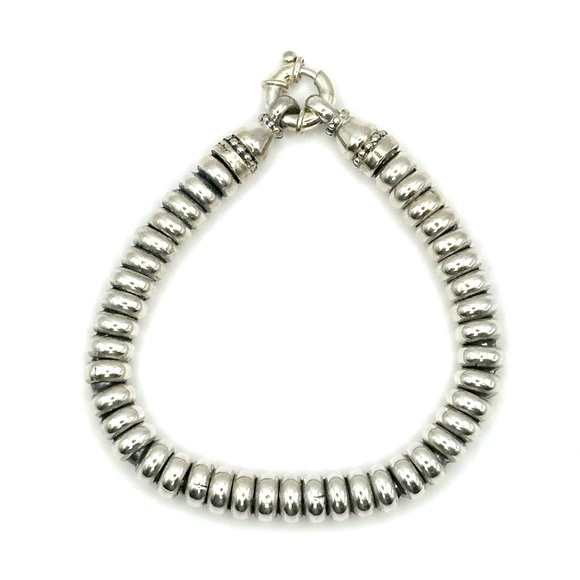 Lagos silver Disc Bracelet 7.25” - Picture 1 of 9